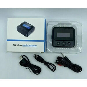 Bluetooth Transmitter Receiver Audio Adapter for‎ Home Stereo Game RCA 3.5mm AUX